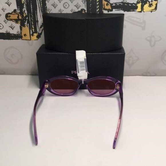 New Authentic Prada Purple Sunglasses for Women PR26Z - Picture 10 of 12